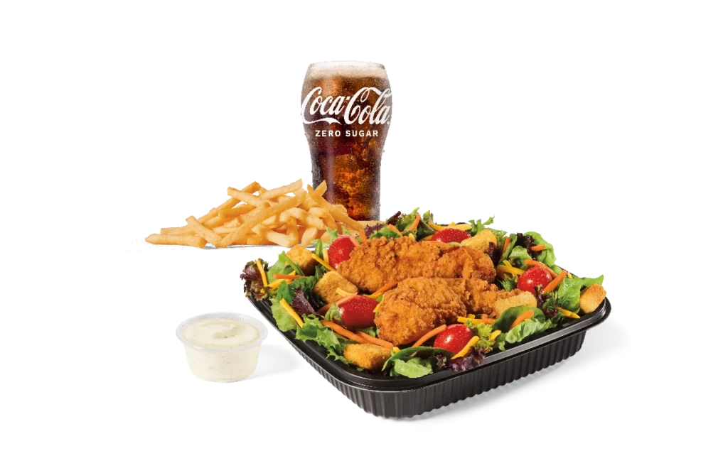 Garden Salad Crispy Chicken Combo